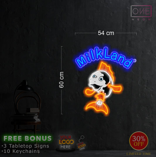 MILKLAND | LED Neon Sign (waterproof)