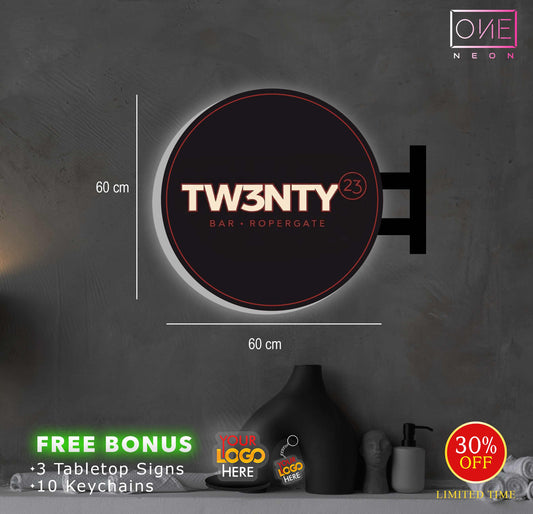 TWENTY | Lightbox 2 sides outdoor