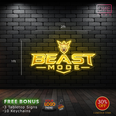 BEAST MODE | 5 Custom Signs