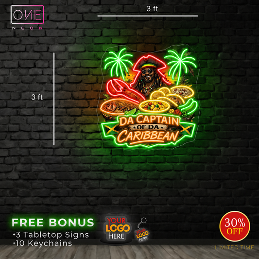 DA CAPTAIN | LED Neon Sign