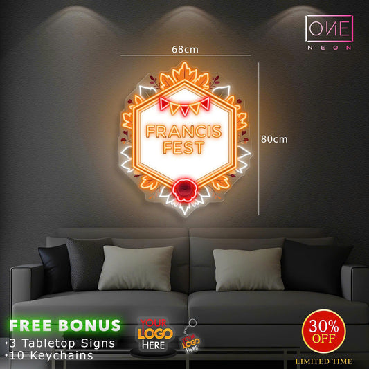 FRANCIS FEST | LED Neon Sign