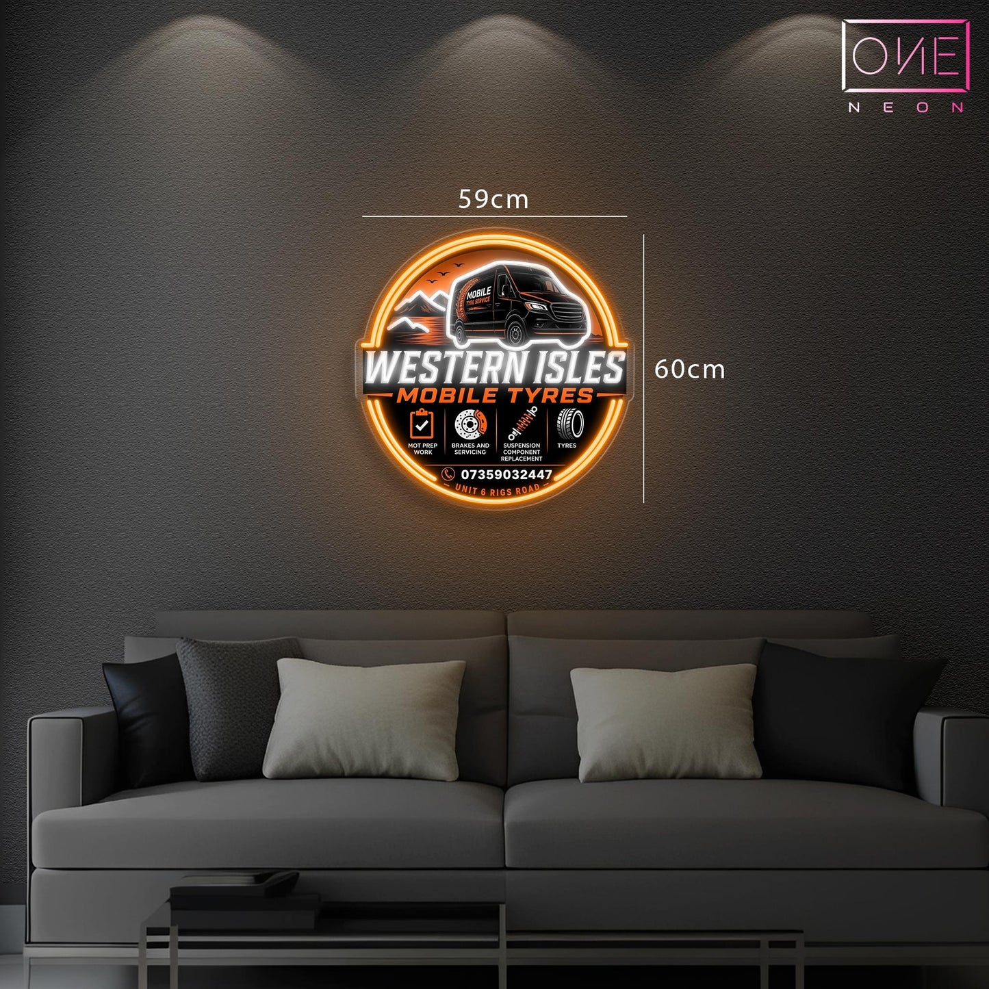 WESTERN ISLES | LED Neon Sign (waterproof)