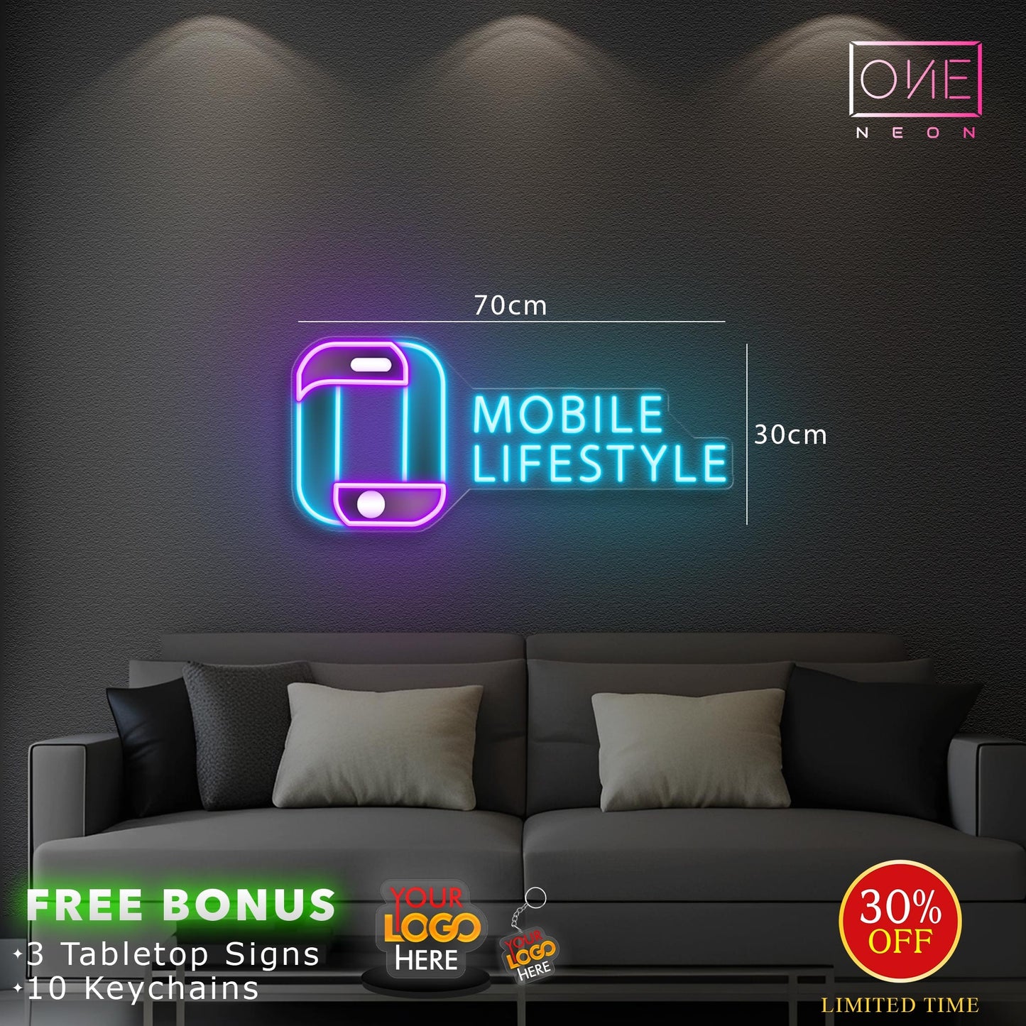 MOBILE LIFESTYLE | LED Neon Sign