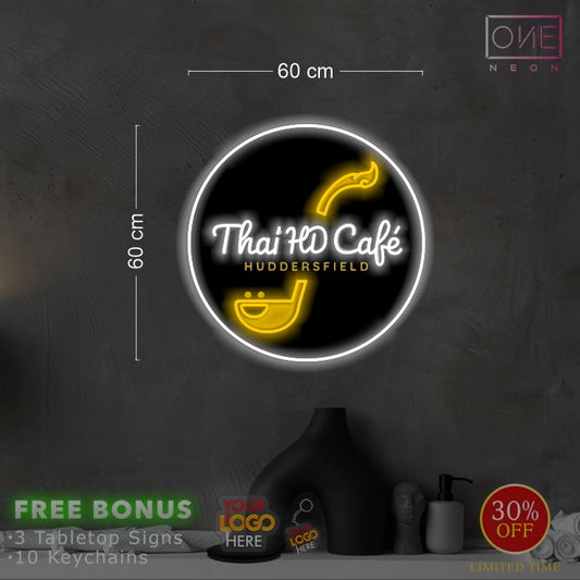 THAI HD CAFE | LED Neon Sign (waterproof)