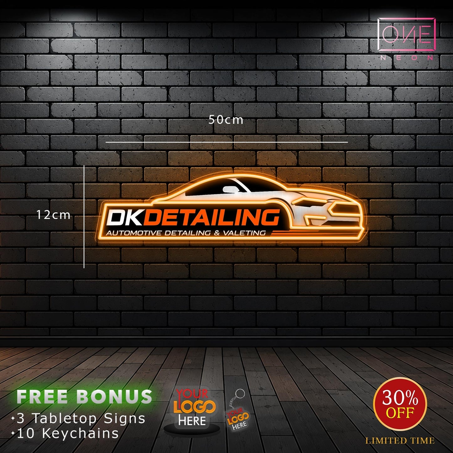 DK DETAILING | Led Neon Sign