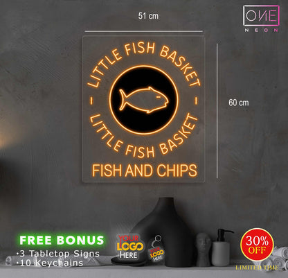 FISH AND CHIPS | LED Neon Sign (2 signs)