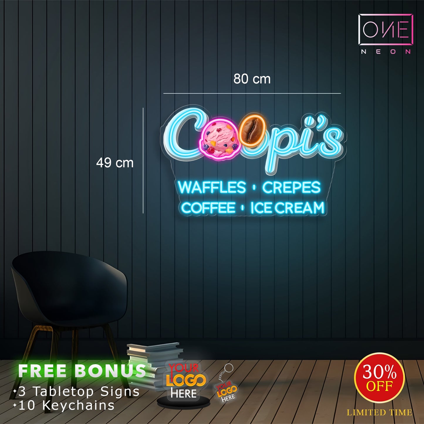 Coopi's | LED Neon Sign