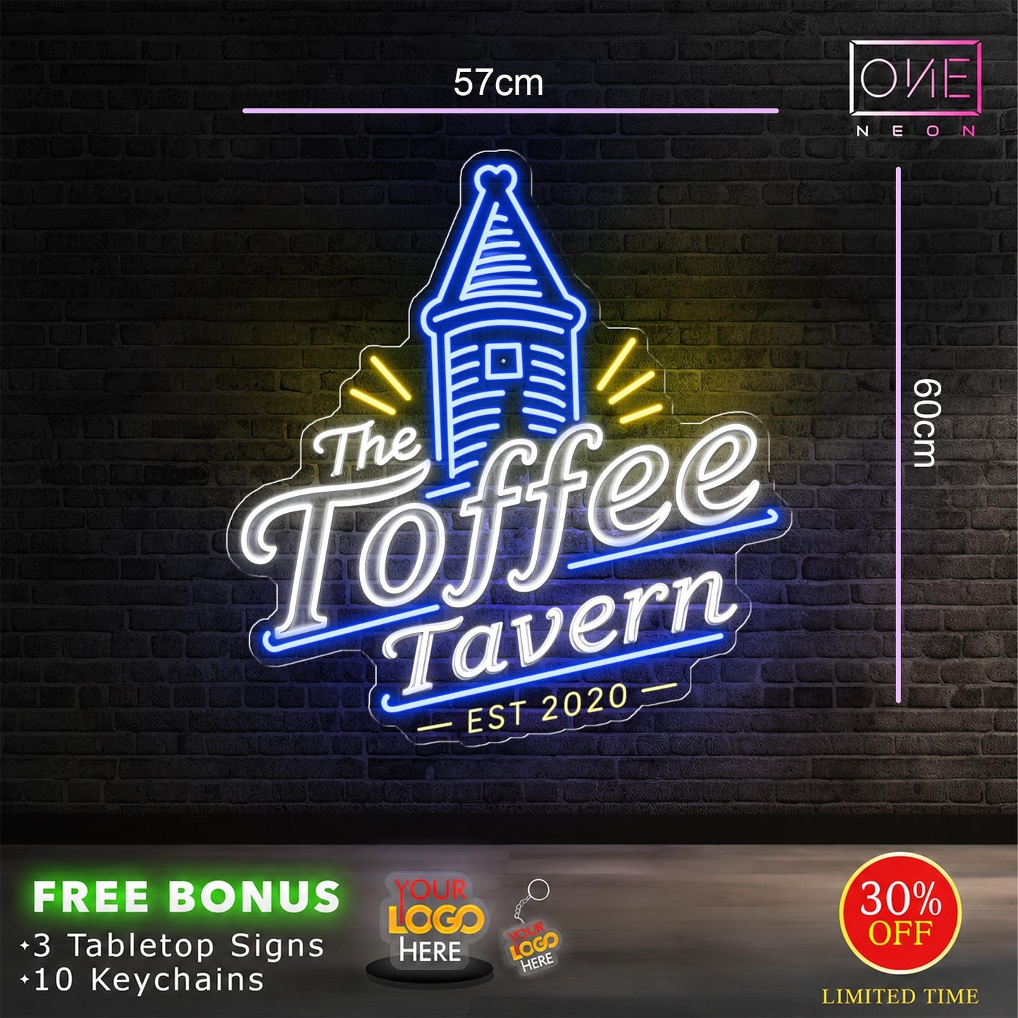 The toffee tavern | LED Neon Sign